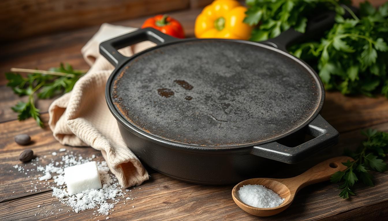 How to Clean a Seasoned Cast Iron Pan