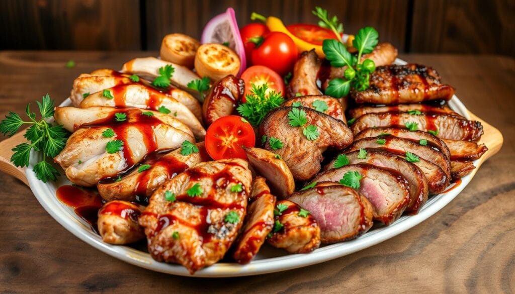 Marinated meats