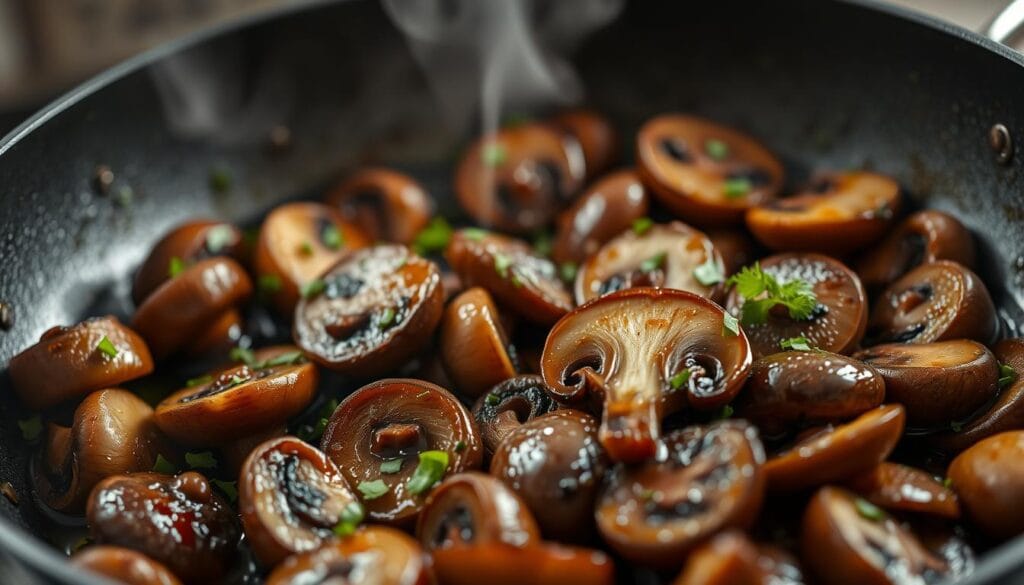Sauteed mushrooms