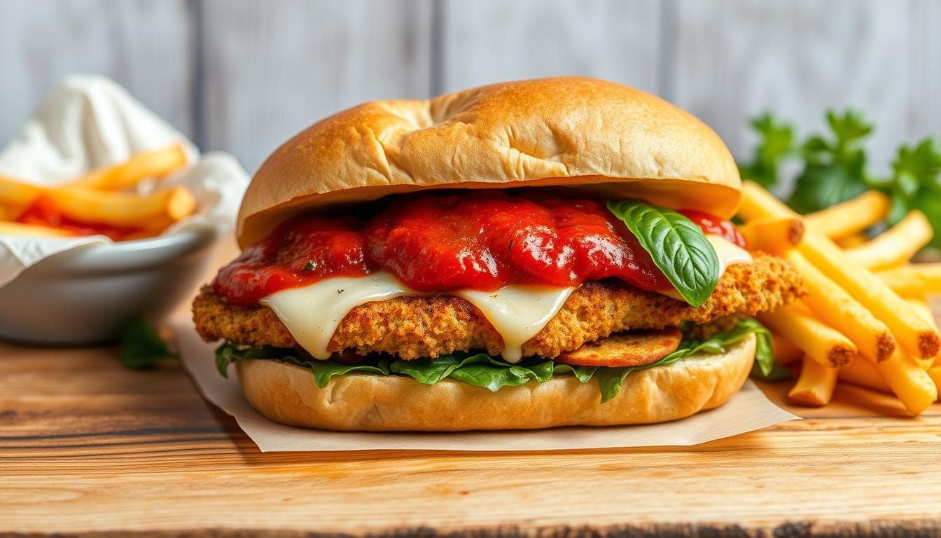 chicken parm sandwich