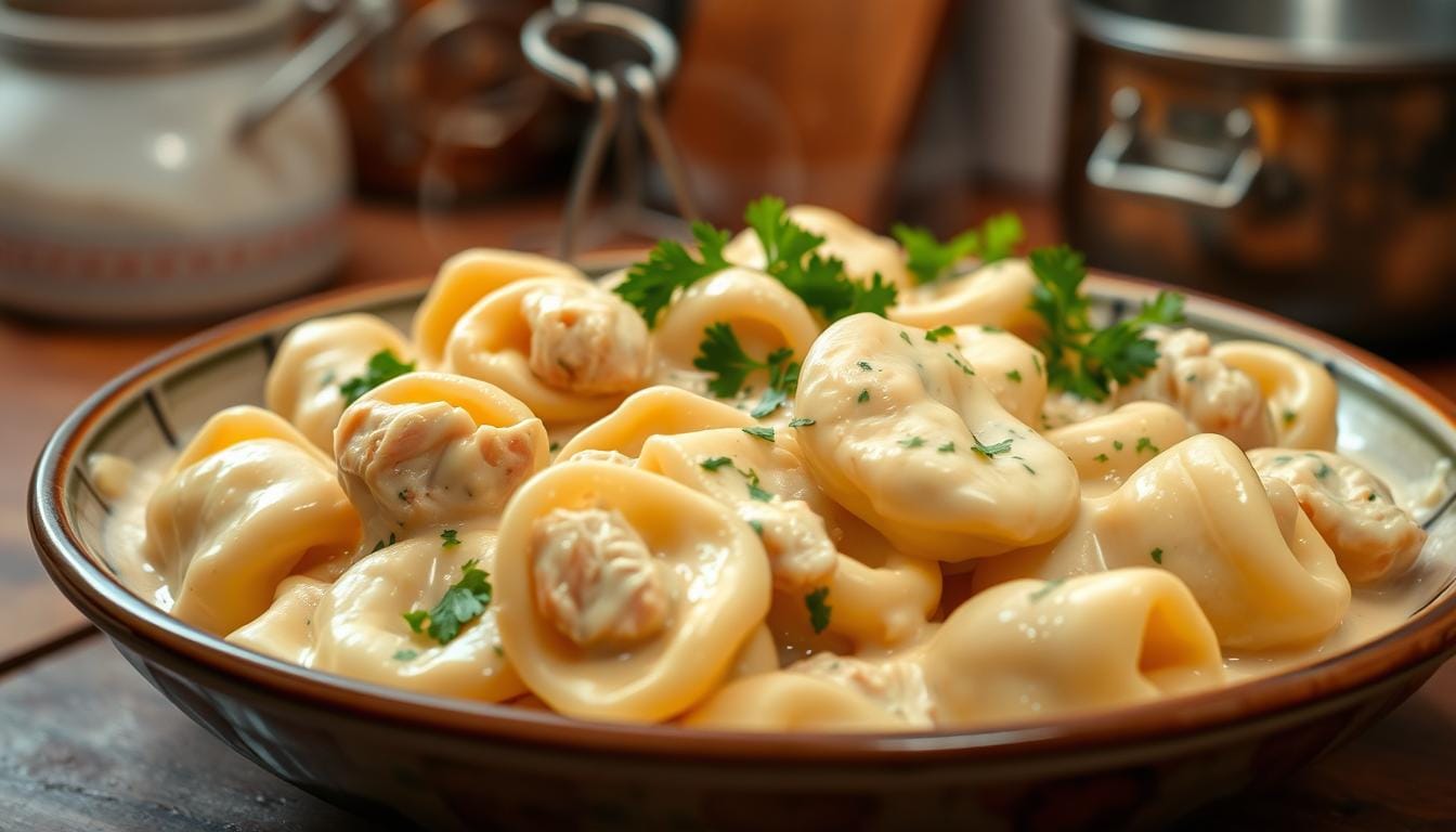 chicken tortellini alfredo