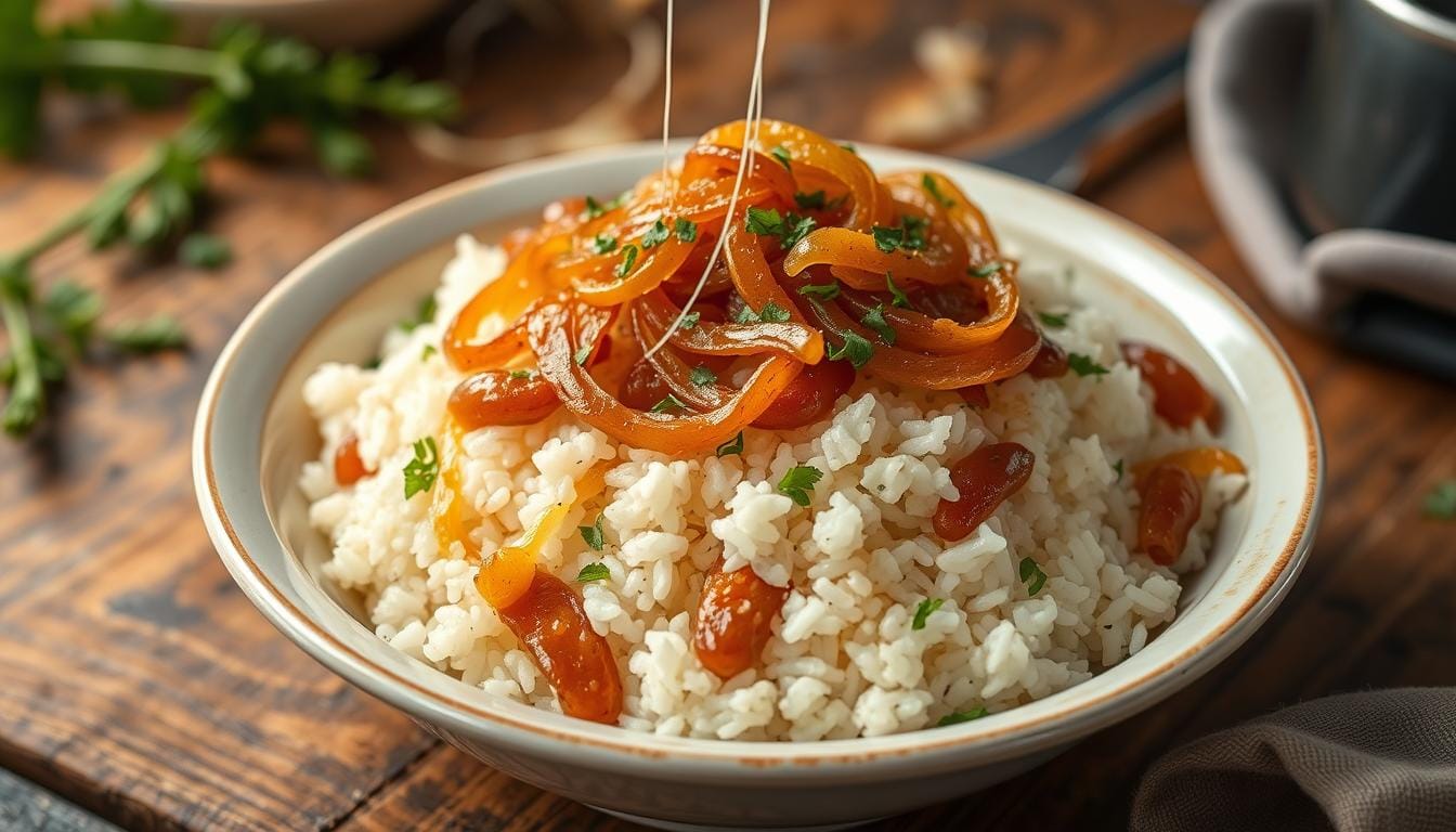 french onion rice