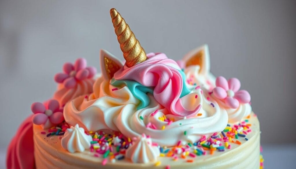 unicorn cake decorating